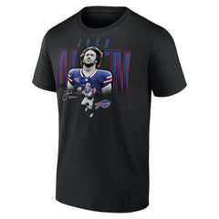 Josh Allen Buffalo Bills Humble Shadow Player T-Shirt Black | NFL
