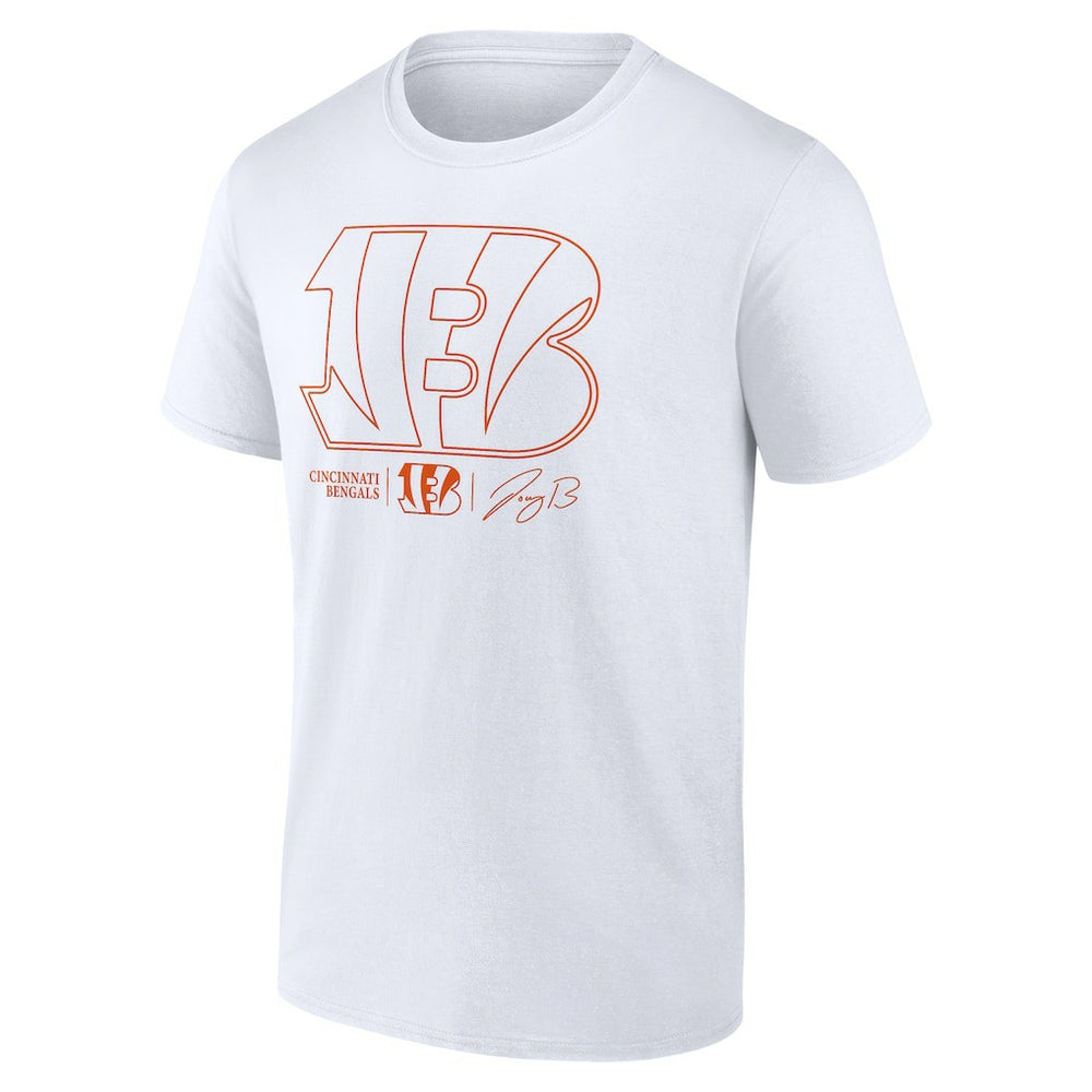 Joe Burrow Cincinnati Bengals Name & Number T-Shirt White | NFL
