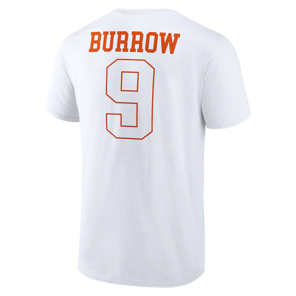 Joe Burrow Cincinnati Bengals Name & Number T-Shirt White | NFL