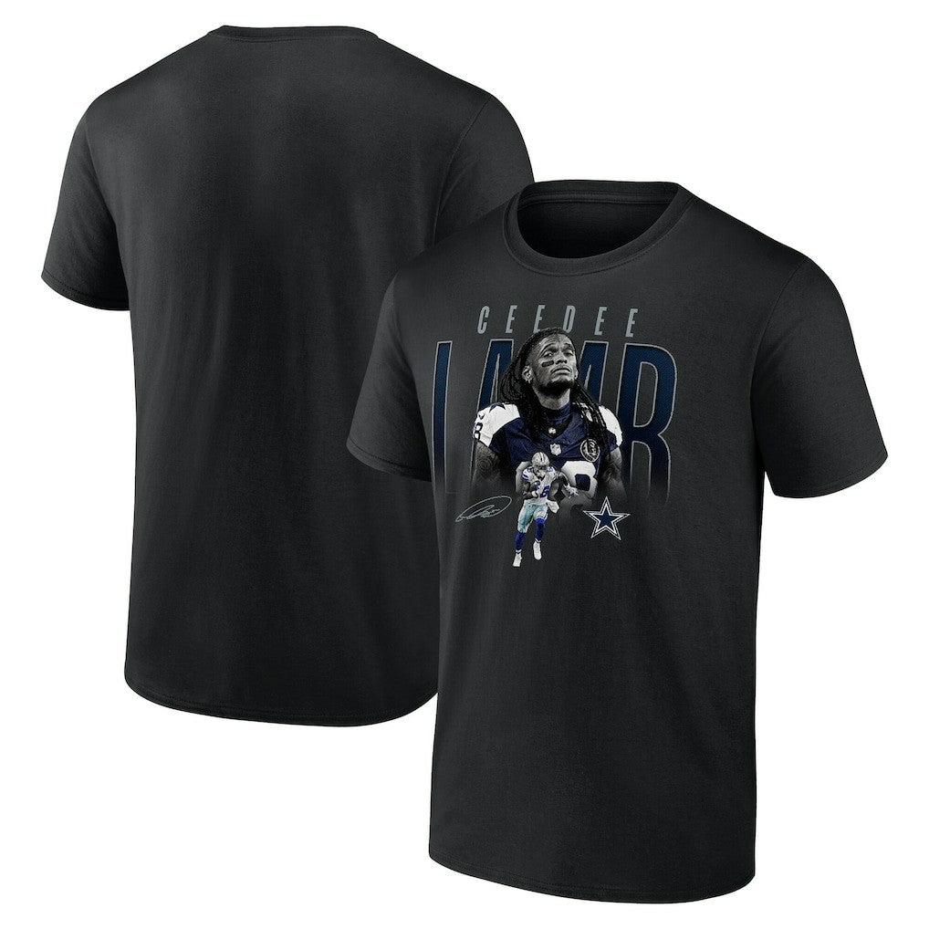 CeeDee Lamb Dallas Cowboys Humble Shadow Player T-Shirt Black | NFL