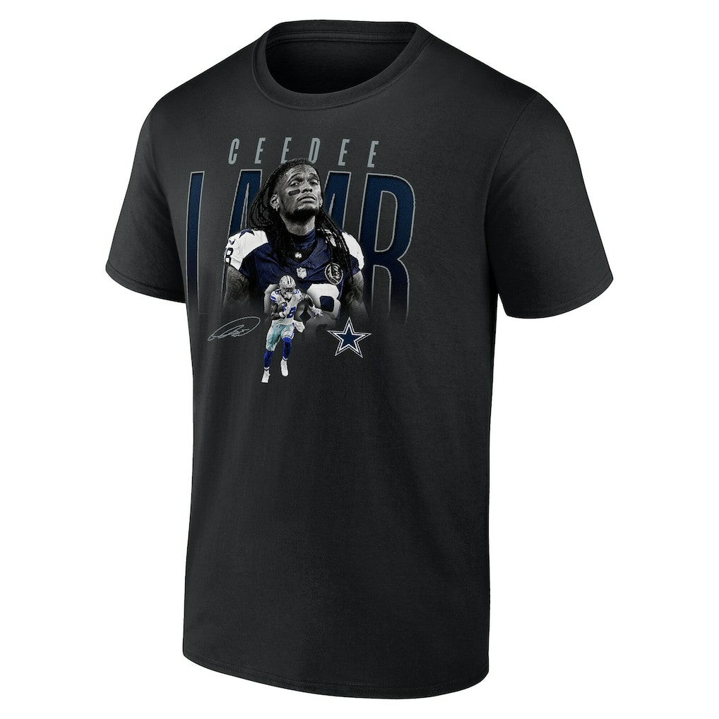 CeeDee Lamb Dallas Cowboys Humble Shadow Player T-Shirt Black | NFL