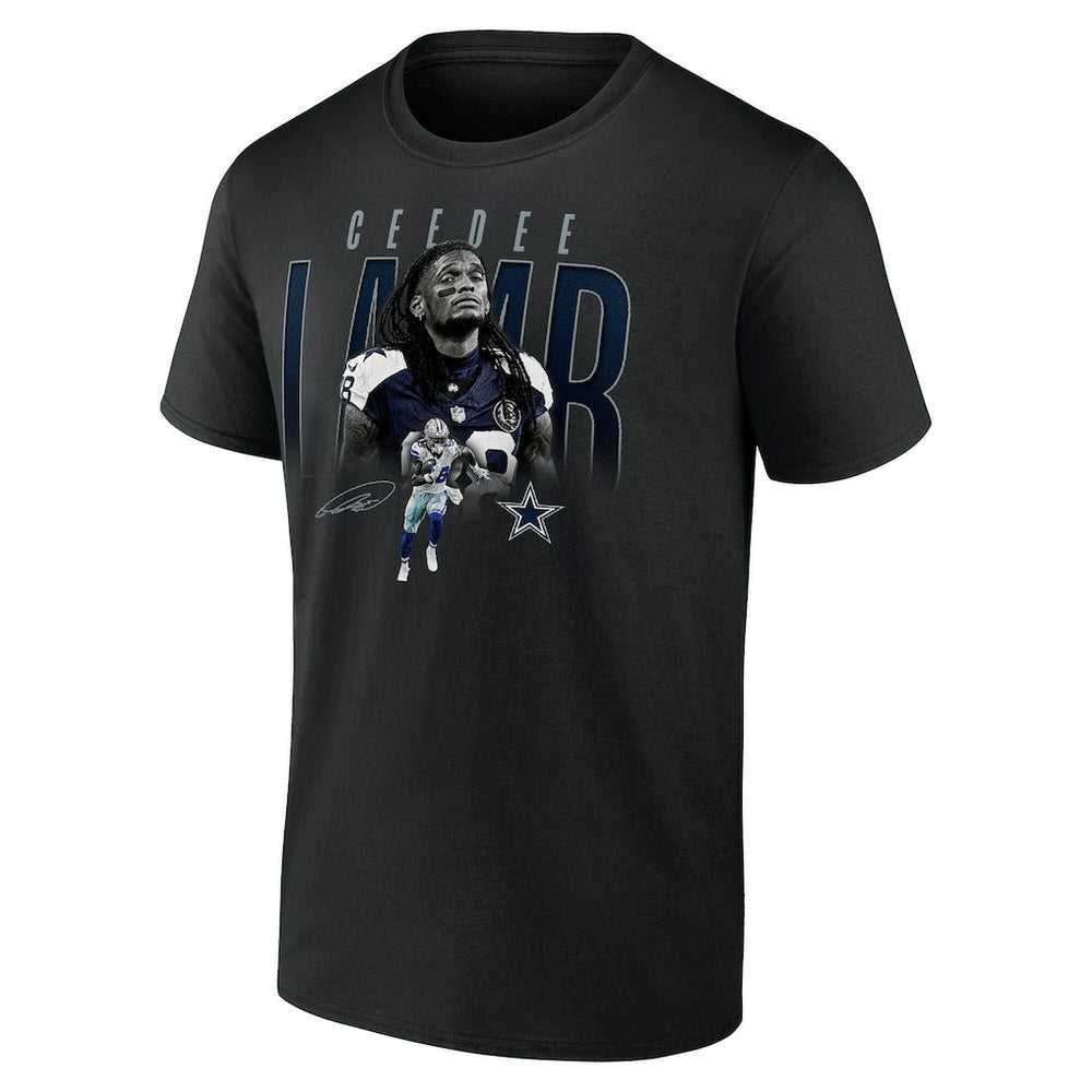 CeeDee Lamb Dallas Cowboys Humble Shadow Player T-Shirt Black | NFL