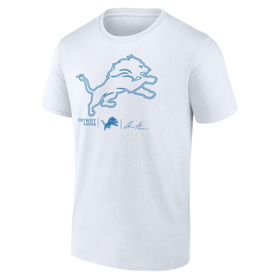 Aidan Hutchinson Detroit Lions Tonal Name & Number T-Shirt White | NFL