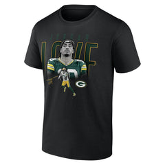 Jordan Love Green Bay Packers Humble Shadow Player T-Shirt Black | NFL
