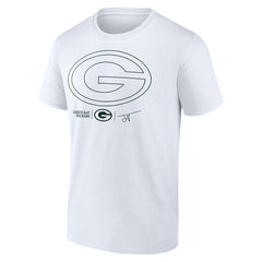 Jordan Love Green Bay Packers Tonal Name & Number T-Shirt White | NFL