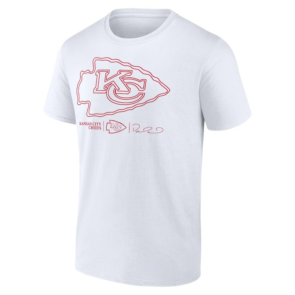 Patrick Mahomes Kansas City Chiefs Tonal Name & Number T-Shirt White | NFL