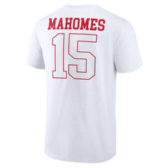 Patrick Mahomes Kansas City Chiefs Tonal Name & Number T-Shirt White | NFL