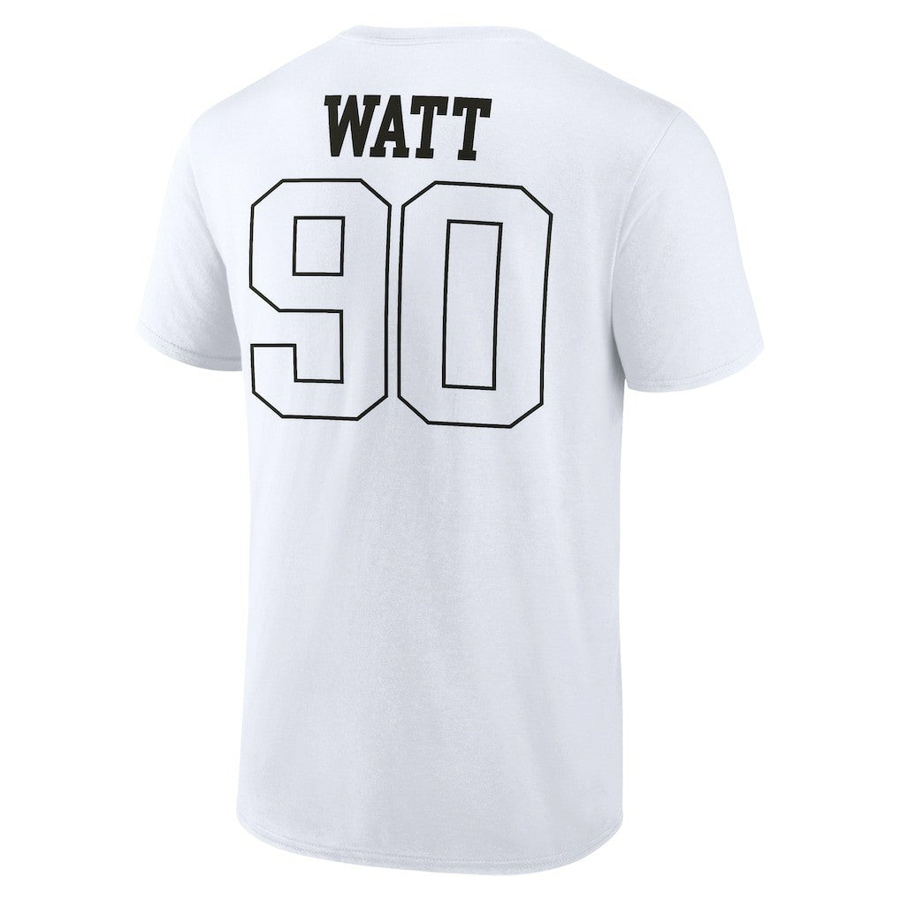 T.J. Watt Pittsburgh Steelers Tonal Name & Number T-Shirt White | NFL