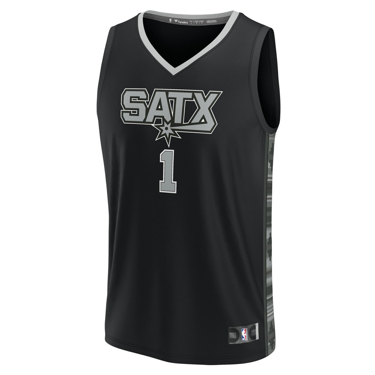 Victor Wembanyama San Antonio Spurs Fast Break Replica Player Jersey Statement Edition Black - NBA