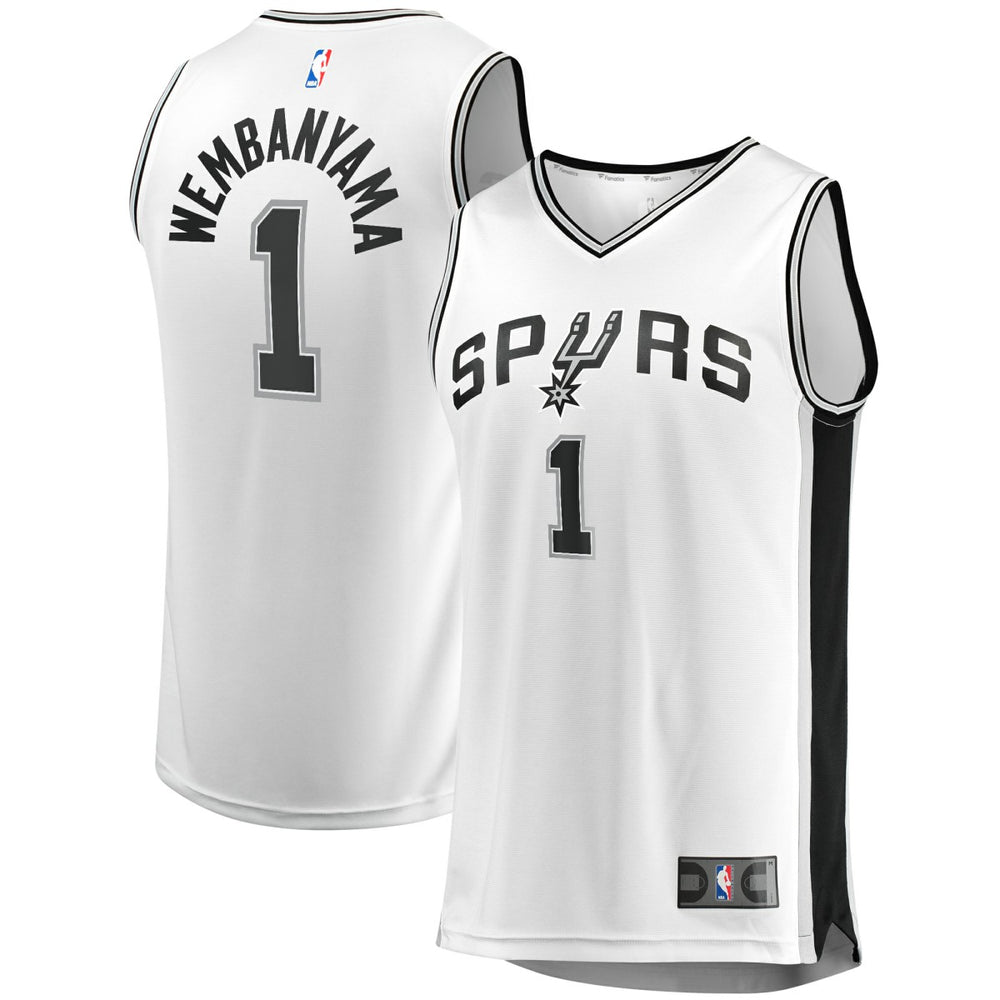 Victor Wembanyama San Antonio Spurs Youth Fast Break Replica Player Jersey Association Edition White - NBA