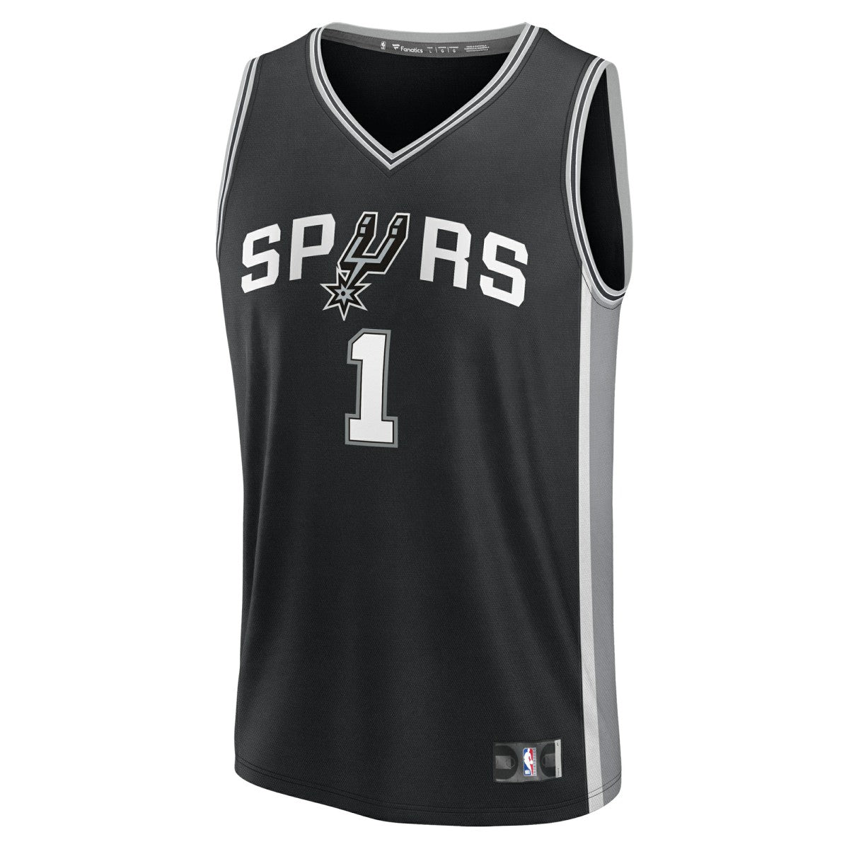 Victor Wembanyama San Antonio Spurs Youth Fast Break Replica Player Jersey Icon Edition Black - NBA