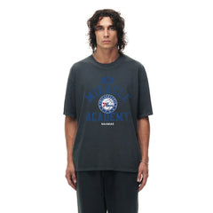 Philadelphia 76ers Unisex Miracle Academy x NBA Collection Vintage Boxy T-shirt Heather Black - NBA
