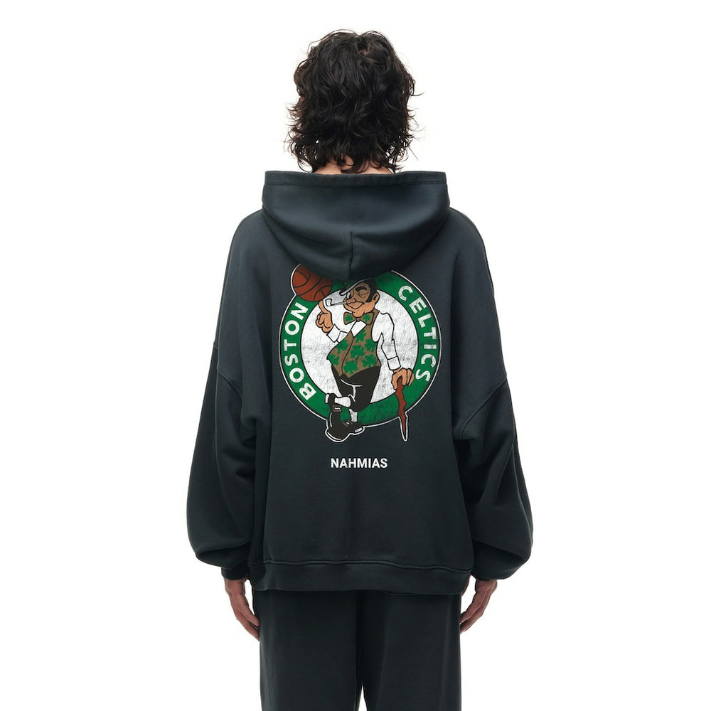 Boston Celtics Unisex Miracle Academy x NBA Collection Vintage Sunfade Hoodie Heather Black - NBA