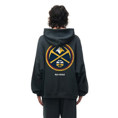 Denver Nuggets Unisex Miracle Academy x NBA Collection Vintage Sunfade Hoodie Heather Black - NBA