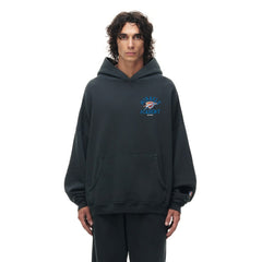 Oklahoma City Thunder Unisex Miracle Academy x NBA Collection Vintage Sunfade Hoodie Heather Black - NBA