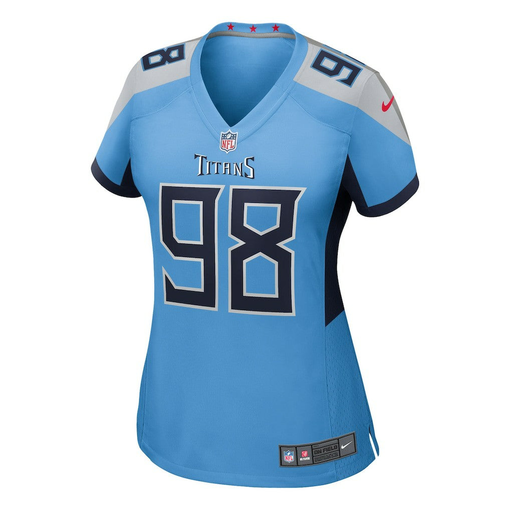 Jeffery Simmons Tennessee Titans Women's Team Game Jersey Light Blue | Nike for Sale