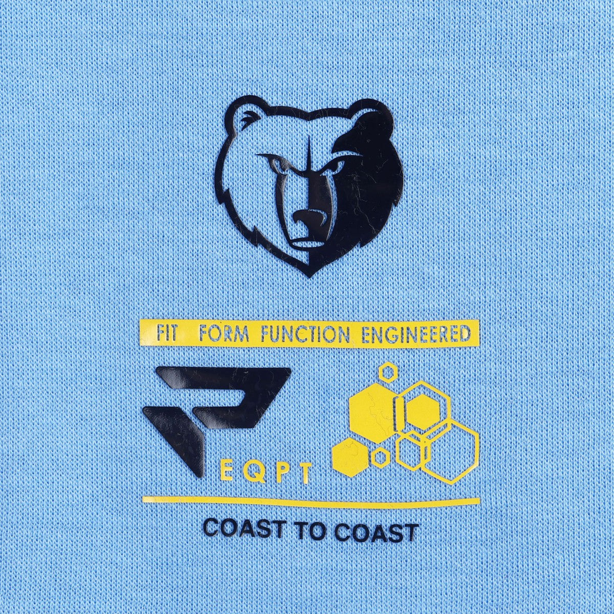 Memphis Grizzlies Protege Eco-Poly Interlock Fashion Tonal T-Shirt Light Blue - NBA