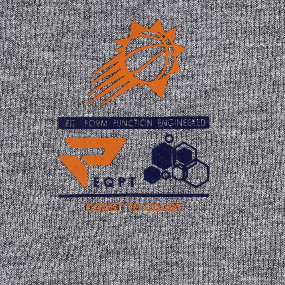 Phoenix Suns Protege Eco-Poly Interlock Fashion Tonal T-Shirt Heather Gray - NBA