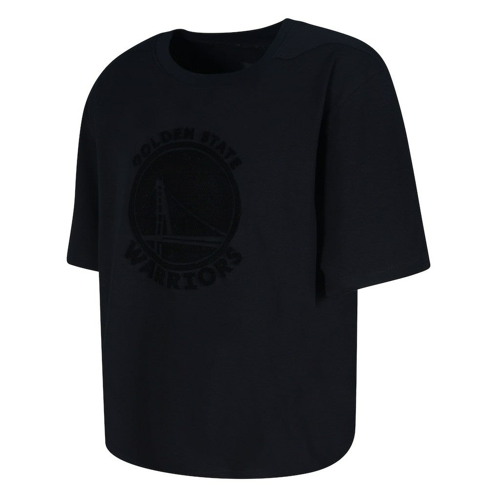 Golden State Warriors Protege Eco-Poly Interlock Fashion Tonal T-Shirt Black - NBA