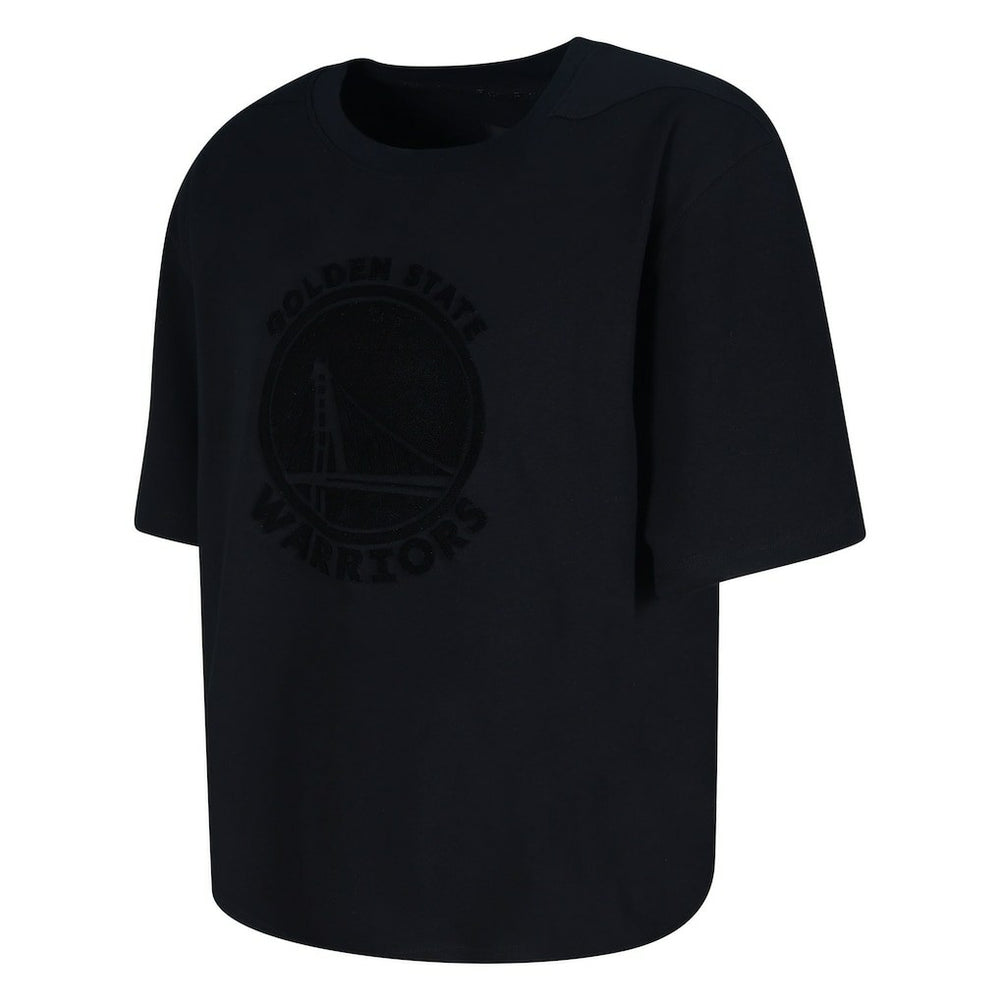 Golden State Warriors Protege Eco-Poly Interlock Fashion Tonal T-Shirt Black - NBA