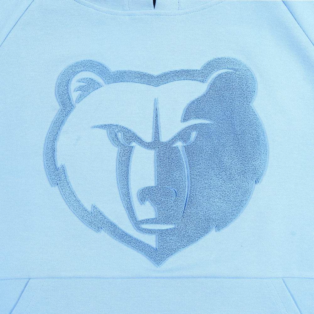 Memphis Grizzlies Protege Eco-Poly Interlock Fashion Tonal Hoodie Light Blue - NBA