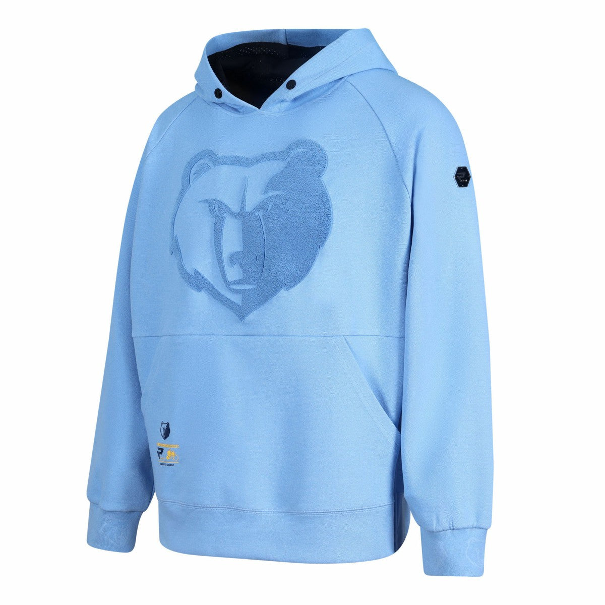 Memphis Grizzlies Protege Eco-Poly Interlock Fashion Tonal Hoodie Light Blue - NBA
