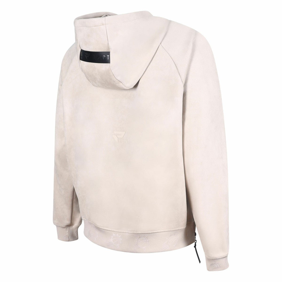 Phoenix Suns Protege Eco-Friendly Functional Suede Fashion Tonal Hoodie Cream - NBA