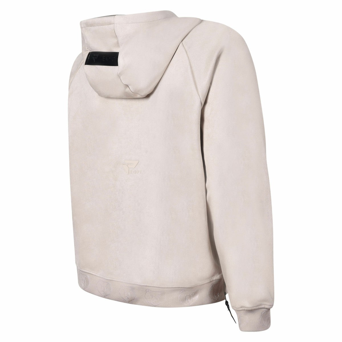 Memphis Grizzlies Protege Eco-Friendly Functional Suede Fashion Tonal Hoodie Cream - NBA