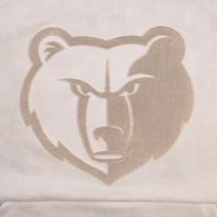 Memphis Grizzlies Protege Eco-Friendly Functional Suede Fashion Tonal Hoodie Cream - NBA