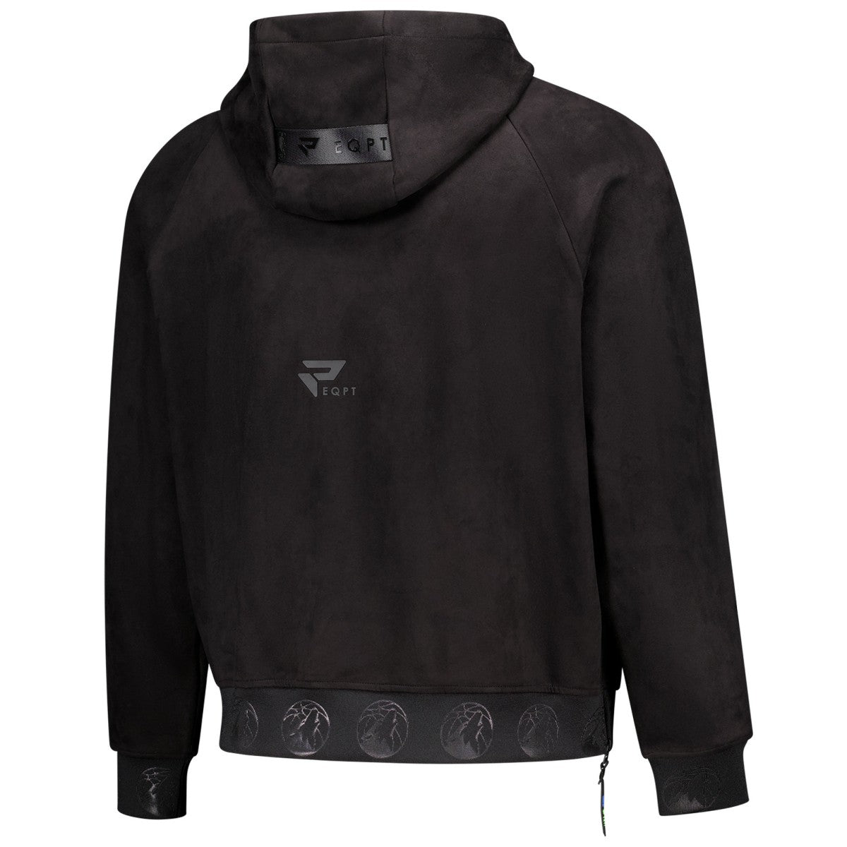 Minnesota Timberwolves Protege Eco-Friendly Functional Suede Fashion Tonal Hoodie Black - NBA