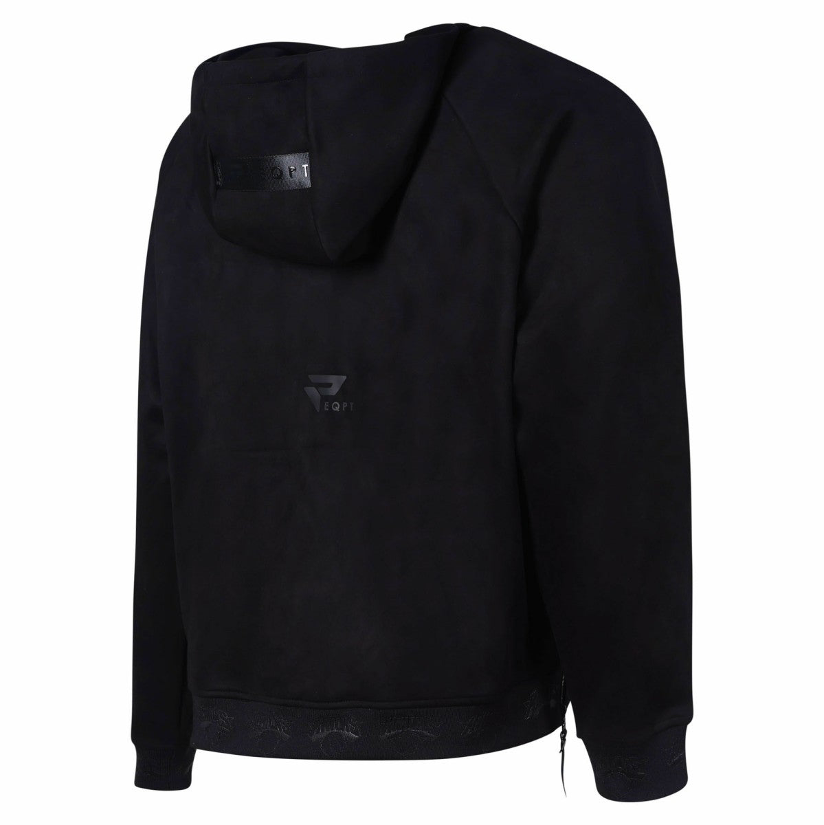 New York Knicks Protege Eco-Friendly Functional Suede Fashion Tonal Hoodie Black - NBA