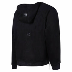 New York Knicks Protege Eco-Friendly Functional Suede Fashion Tonal Hoodie Black - NBA