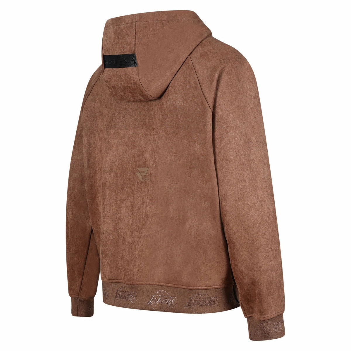 Los Angeles Lakers Protege Eco-Friendly Functional Suede Fashion Tonal Hoodie Brown - NBA