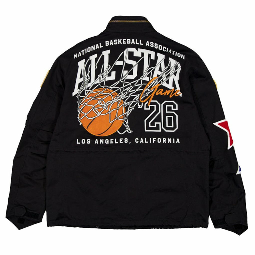 2026 NBA All-Star Game x Alpha Industries Field Full-Zip Jacket Black - NBA