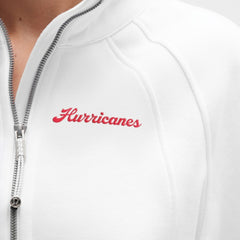 Carolina Hurricanes lululemon Women's Long Scuba Oversized Half-Zip Funnel Neck - White - NHL