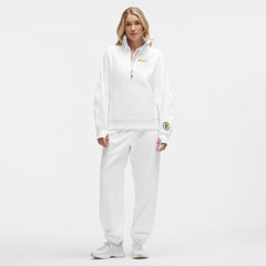 Boston Bruins lululemon Women's Long Scuba Oversized Half-Zip Funnel Neck - White - NHL