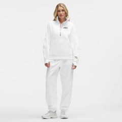 Nashville Predators lululemon Women's Long Scuba Oversized Half-Zip Funnel Neck - White - NHL