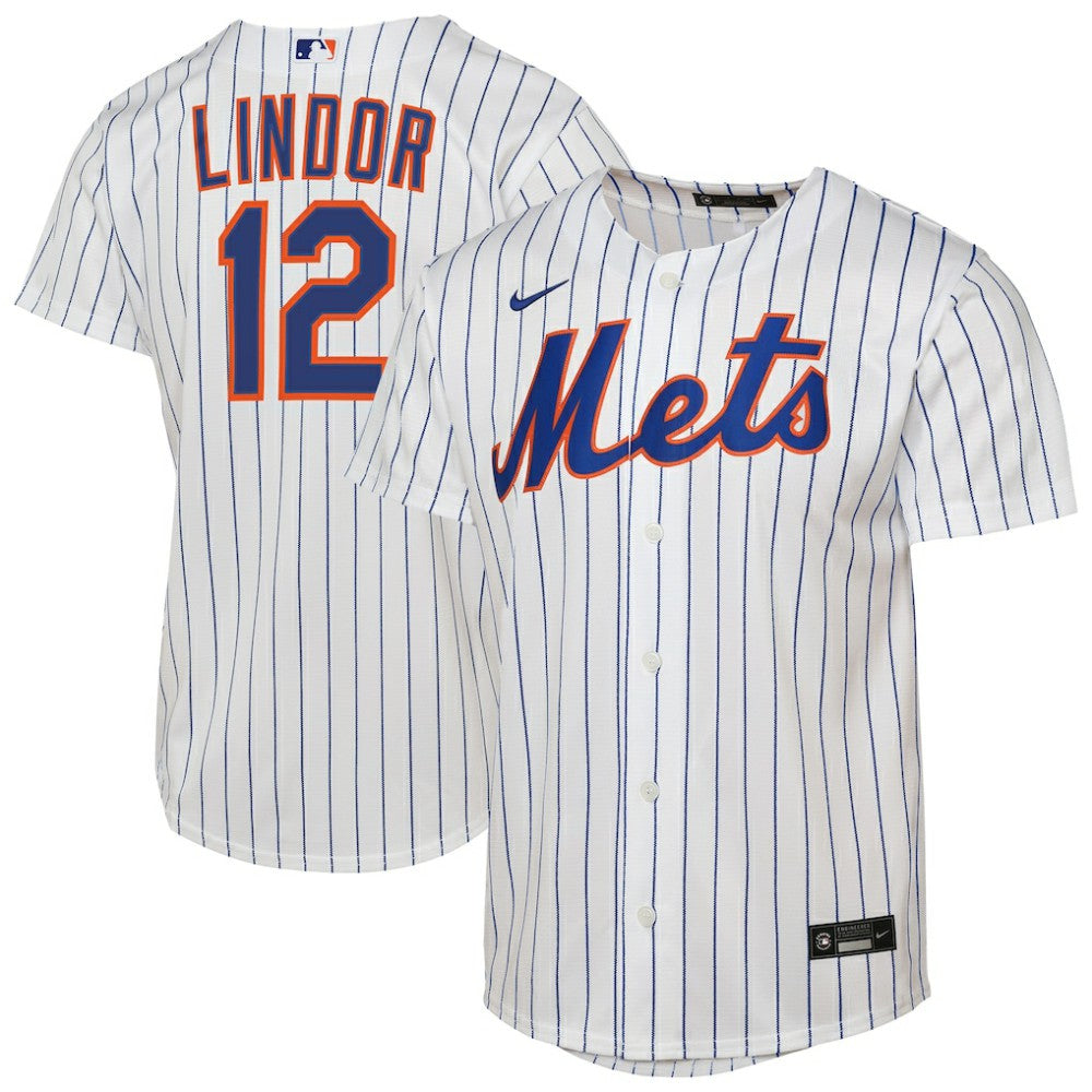 Francisco Lindor New York Mets Nike Youth Home Replica Player Jersey - MLB