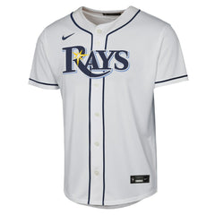 Junior Caminero Tampa Bay Rays Nike Youth Home Replica Player Jersey - MLB