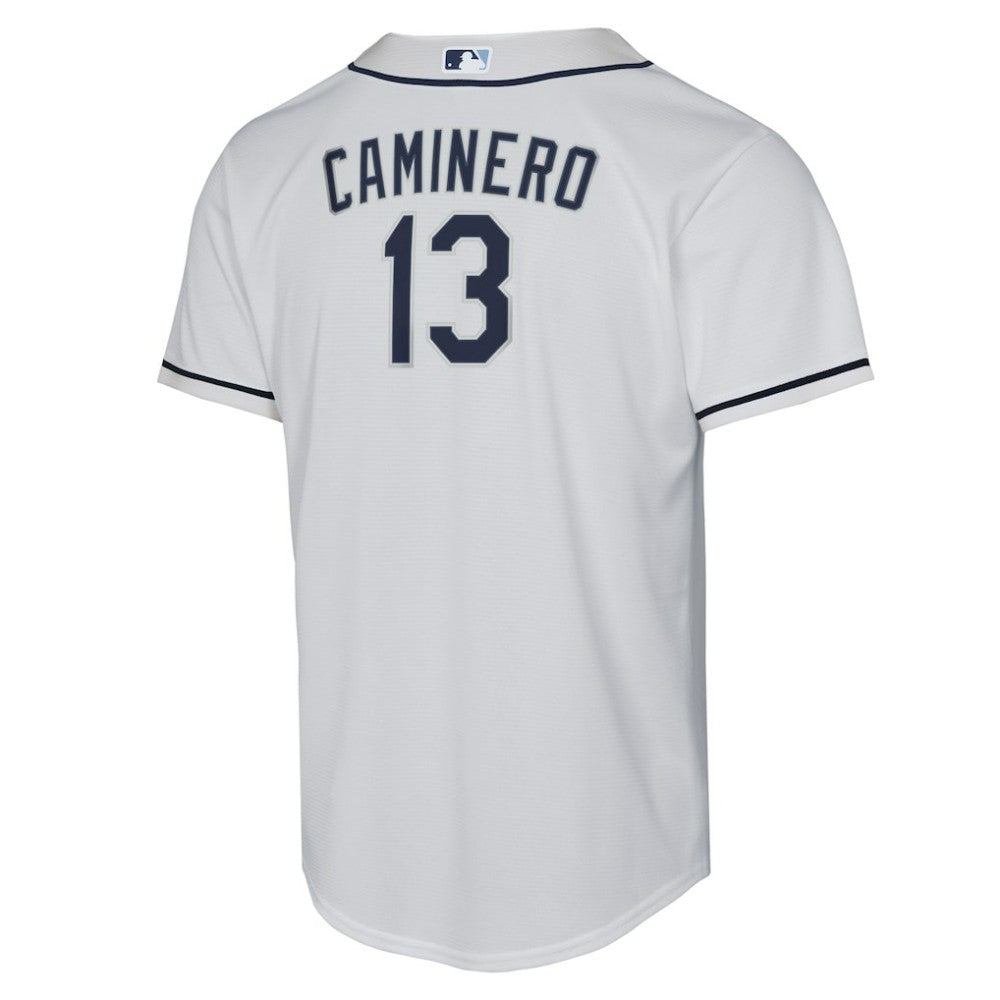Junior Caminero Tampa Bay Rays Nike Youth Home Replica Player Jersey - MLB