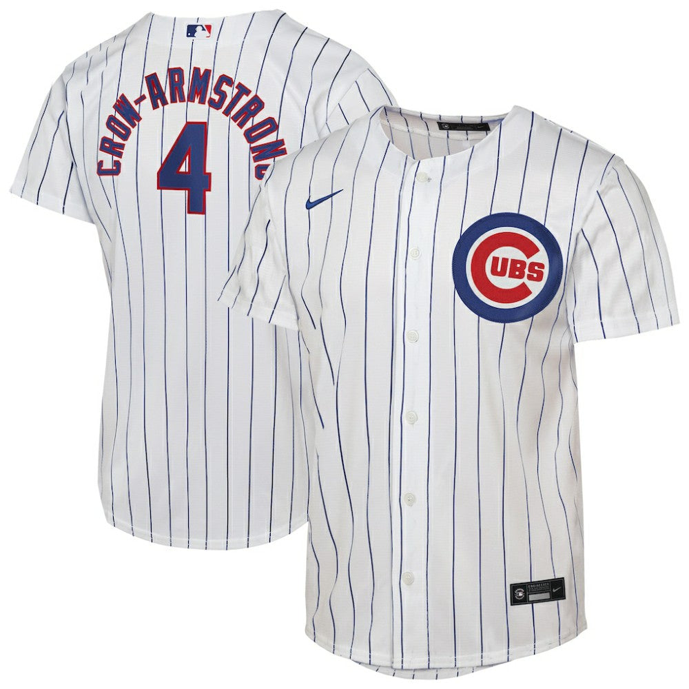 Pete Crow-Armstrong Chicago Cubs Nike Youth Home Replica Player Jersey - MLB