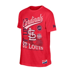 St. Louis Cardinals New Era  Oversized Throwback Distressed T-Shirt - MLB