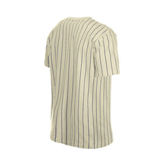 Los Angeles Dodgers New Era Throwback Meshback Pinstripe T-Shirt - MLB