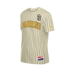 San Diego Padres New Era Throwback Meshback Pinstripe T-Shirt - MLB