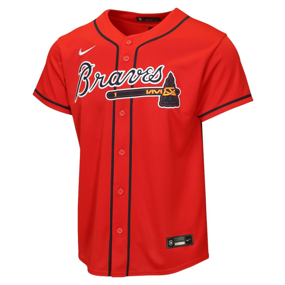 Atlanta Braves Nike Youth Alternate Replica Jersey - MLB