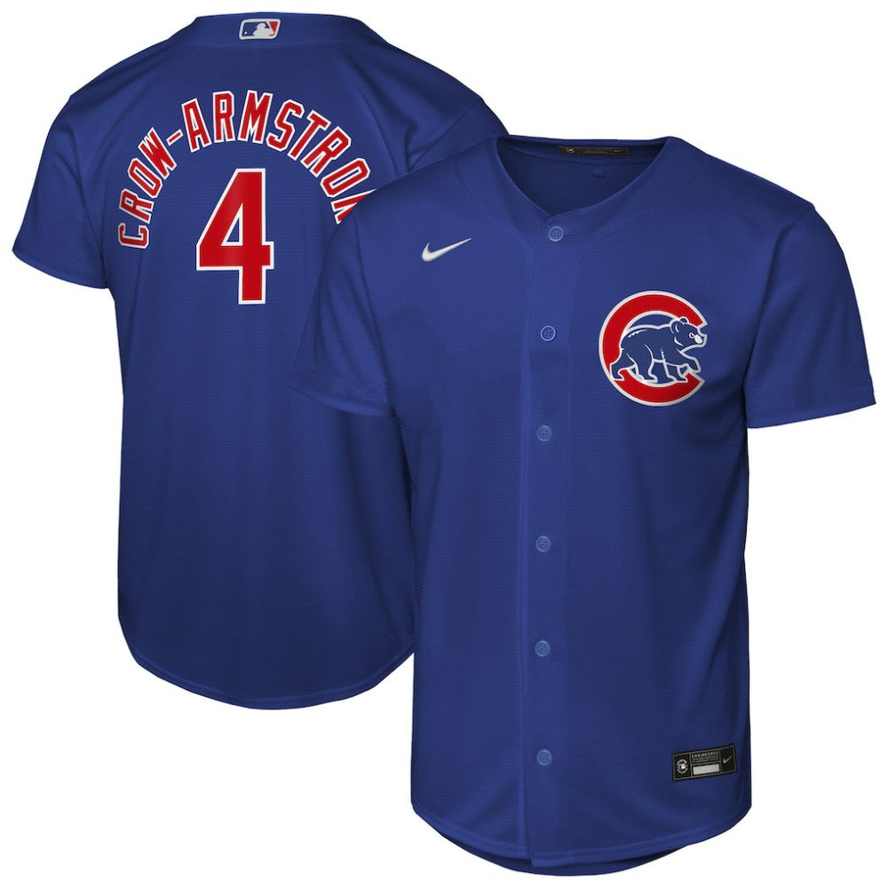 Pete Crow-Armstrong Chicago Cubs Nike Youth Alternate Replica Jersey - MLB