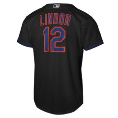 Francisco Lindor New York Mets Nike Youth Alternate Replica Jersey - MLB