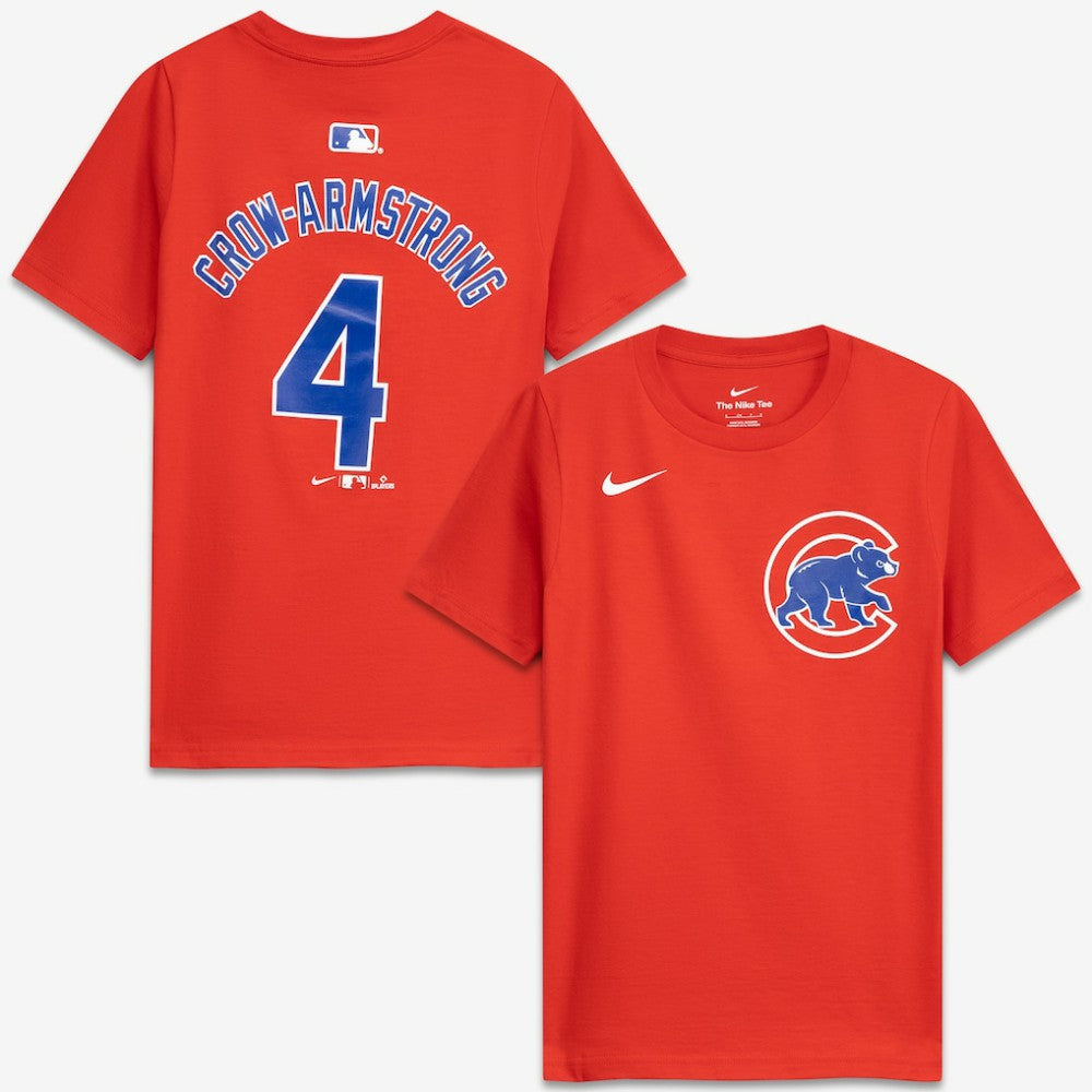 Pete Crow-Armstrong Chicago Cubs Nike Youth Name & Number T-Shirt - MLB