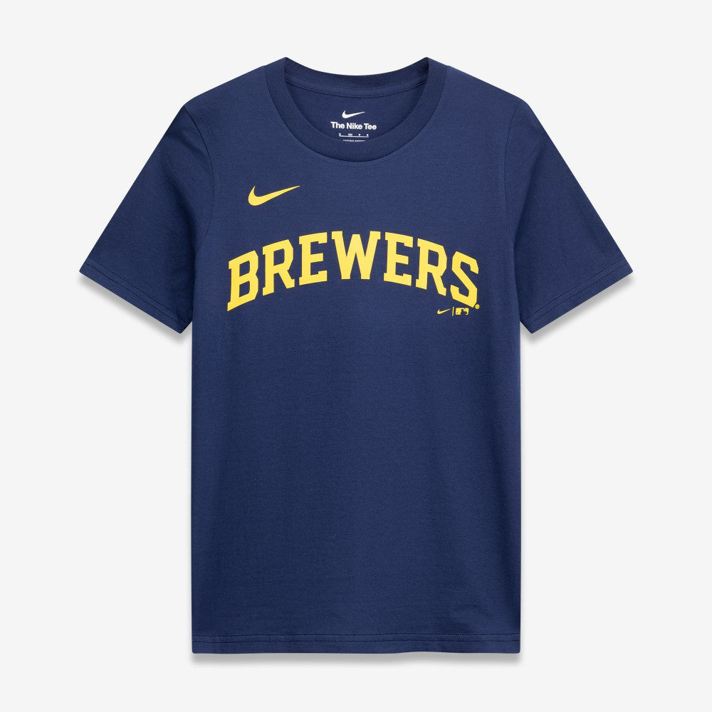 Jackson Chourio Milwaukee Brewers Nike Youth Name & Number T-Shirt - MLB