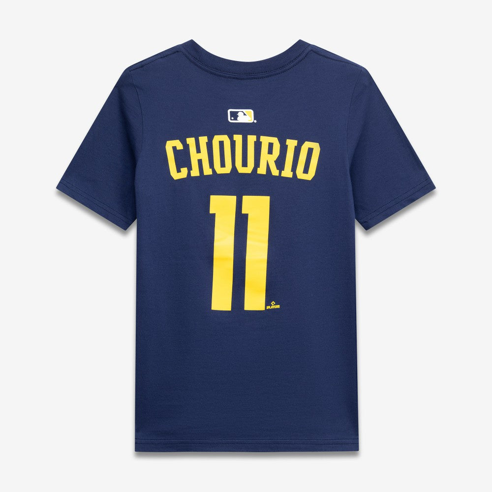 Jackson Chourio Milwaukee Brewers Nike Youth Name & Number T-Shirt - MLB